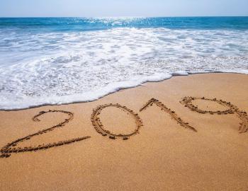 2019 written in sand