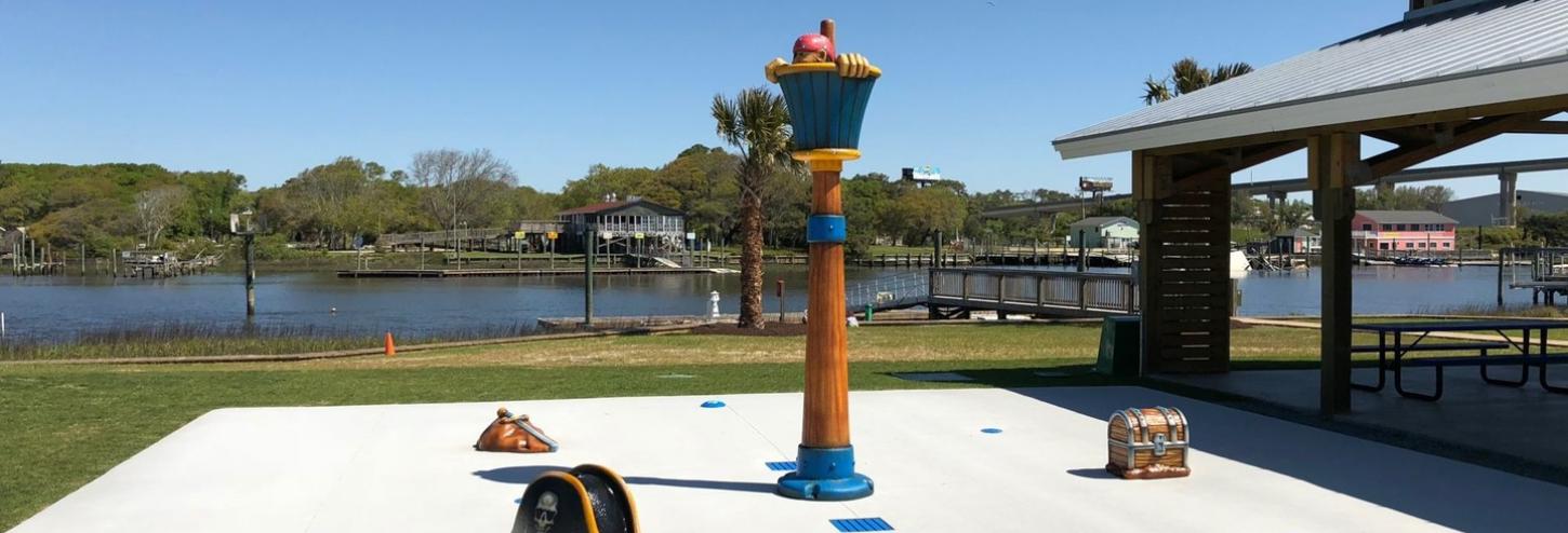 holden beach pirate splash pad