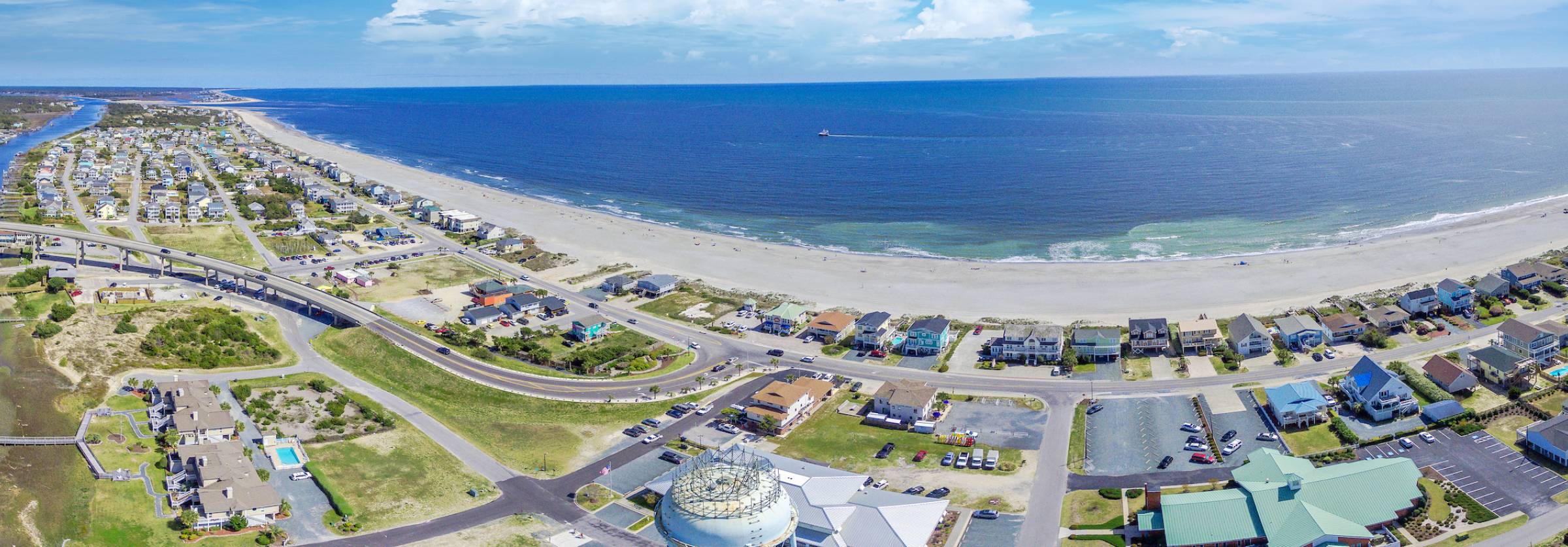 Aerial View of Holden Beach