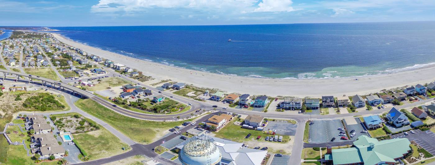 Aerial View of Holden Beach
