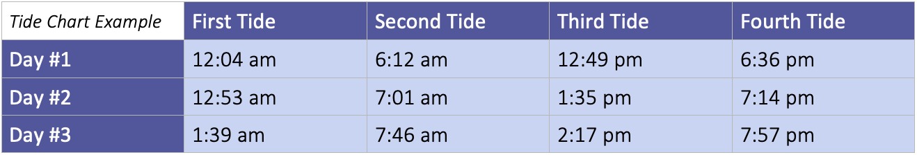 tide chart example